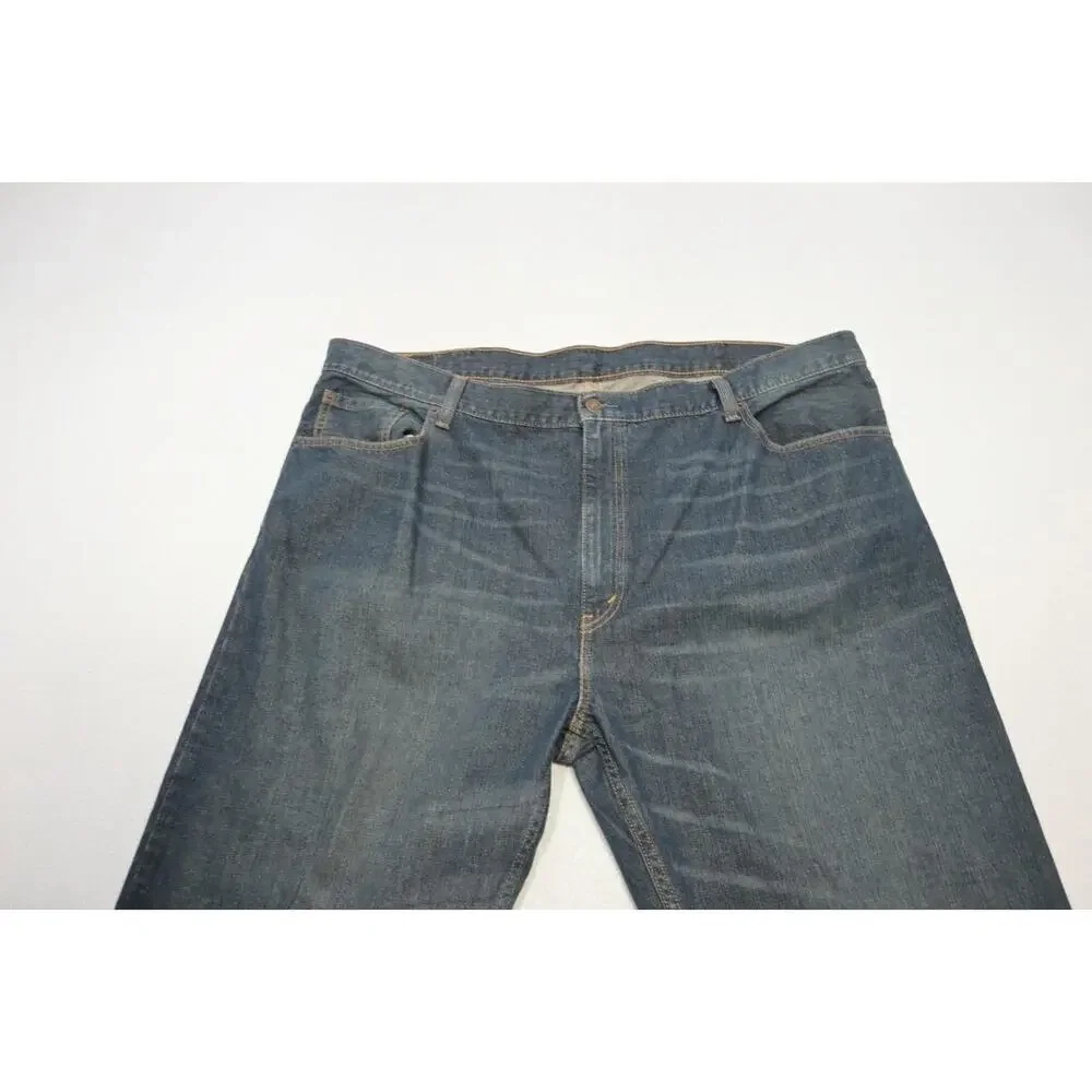 Levi's 559 Relaxed Straight Fit Rugged Rugged Blue‎ Denim Jeans Mens Sz 46 x 30